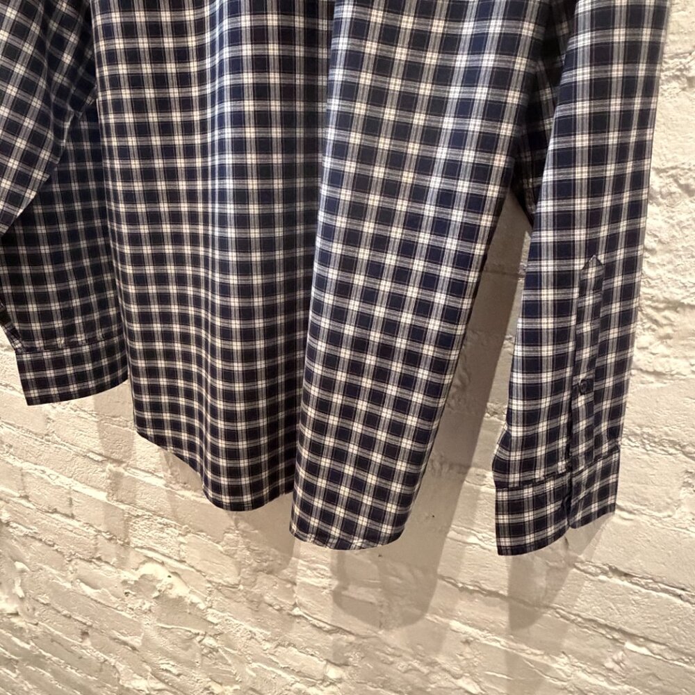 Taylor Stitch The Jack Button Down Shirt in Deep Blue Plaid, Size 44 (XL) - Picture 12 of 12
